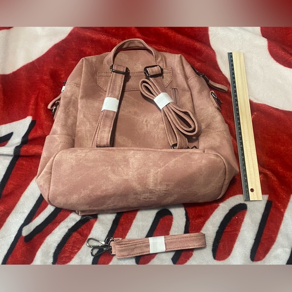 Pink Canvas Backpack - Picture 7 of 11